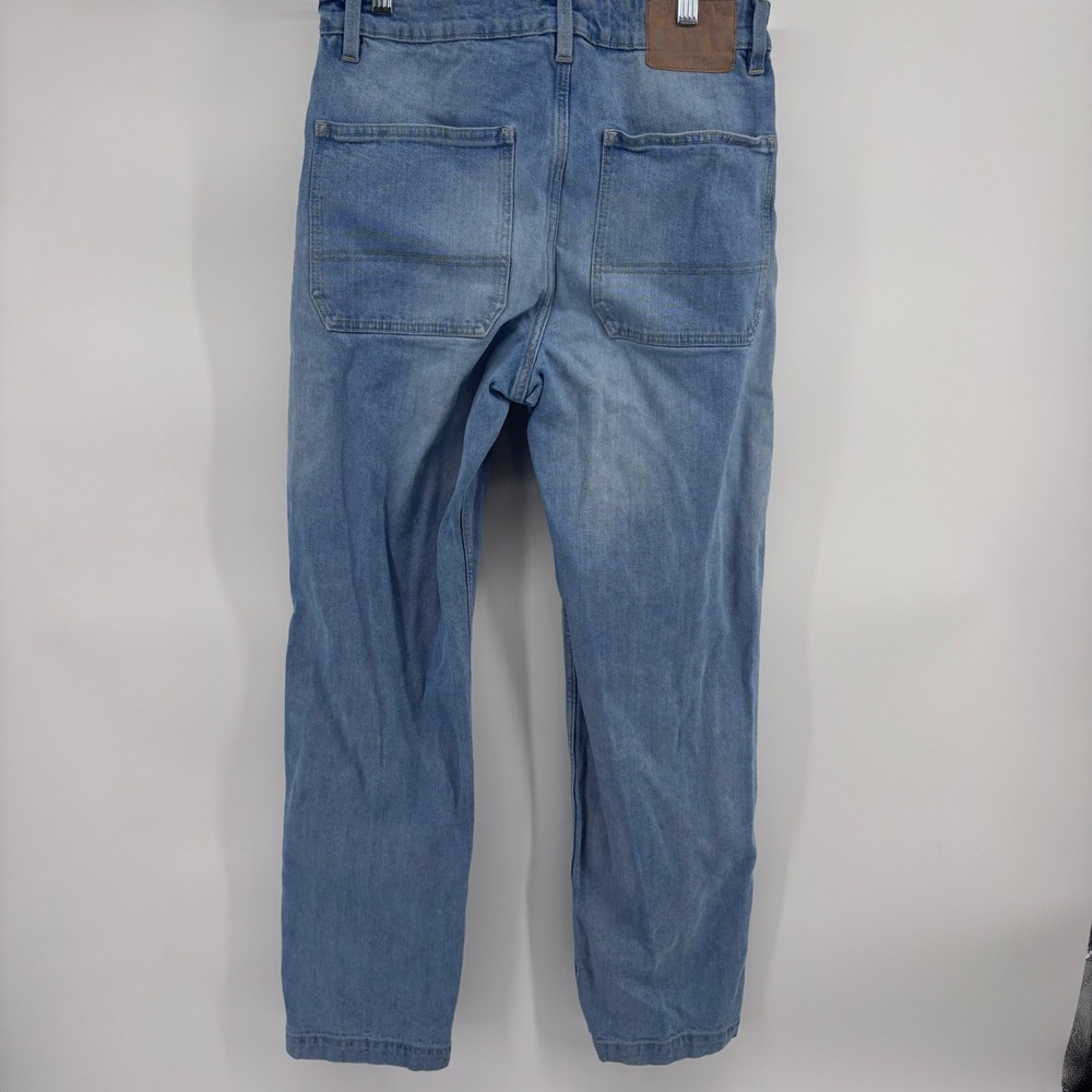 Cotton On Baggy Jeans Womens Light Wash Denim Carpenter Style Blue 30x 30 - Picture 4 of 6